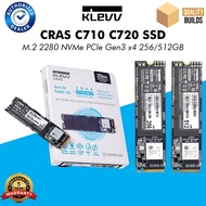 Klevv Cras C710 C720 256GB 512GB M.2 NVMe SSD PCle Gen3 x4  Computer Laptop Data Storage Internal drive