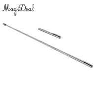 MagiDeal Stainless Size Pointer with Pointer Extendable Classroom Whiteboard Pointer