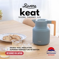RIVERS - KEAT THERMO 1600ML JUG DOUBLE-WALL VACUUM INSULATION WATER DRINKWARE