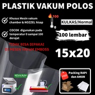 Economical 15x20 plain vacuum plastic