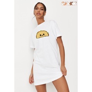 Dress i love tacos designWanita
