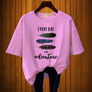 GET FHASION - BAJU KAOS DEWASA WANITA PRINT EVERYDAY KAOS DISTRO BLUS JUMBO PRINT