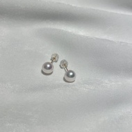 天女珍珠耳環(附真科研證書)