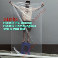 Order! Plastik PE Bening 120 x 200 cm Tebal 30 micron / Plastik