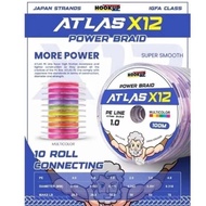 ATLAS X12 100m HOOKUP FISHING LINE ATLAS X12 FISHING LINEconnecting