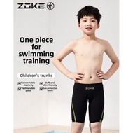 Zoke FINA Approved Boys Chlorine-resistant Quick-dry Competition Swim Trunks