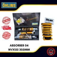 Absorber NVX155 04 305mm Gas Tank Aksesori Motor