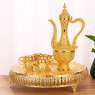 European Style Wine Set Retro Wine Jug Wine Glass Wine Set 8 Piece Set Home Decoration Russian High 