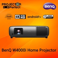 BenQ W4000i Home Cinema Projector, 4K UHD, 3200 Lumens with Android TV (3 Years Warranty) สามารถออกใบกำกับภาษีเต็มรูปแบบได้
