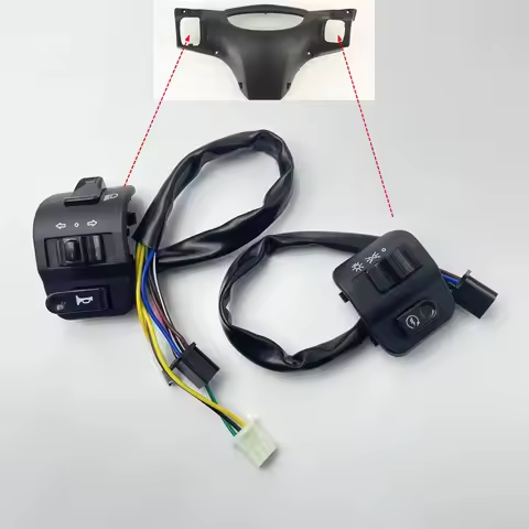Motorcycle Handlebar Control Switch Horn Turn Signal For Yamaha CYGNUS Z 125 RS XA 125 ZR JOG 100 Cy