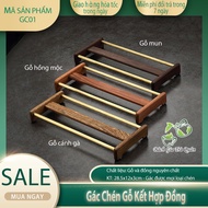 3 Models of Ebony Wood and Copper Cups - Can Hold All Types of Cups