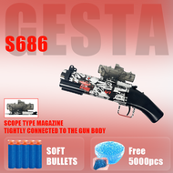 S686 Manual Gel Blaster Toy Gun For Adult Steel Pellet Gun Pistol Blusters Gun For Adults Outdoor Ac