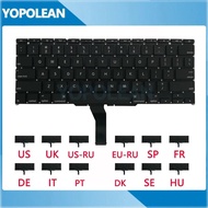 New A1465 Keyboard For Macbook Air 11" A1370 A1465 Keyboard US UK Thailand Spain French 2011-2017 Ye