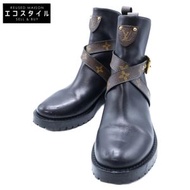 路易威登 Discovery 系列 Monogram 帆布腰帶踝靴，36 碼