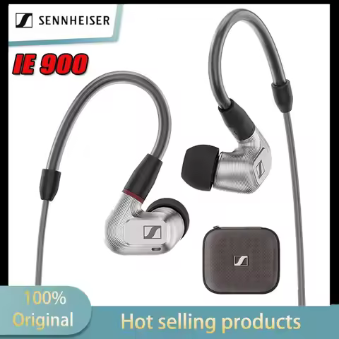 2026 Original Sennheiser IE900 Hi-Fi Noise Cancelling Headphones Dynamic In-Ear Detachable Wired Hea