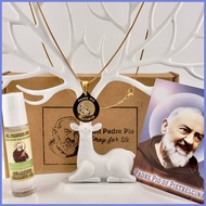 ♞ ✴ ◩ Blessed Saint Padre Pio Miracle Healing Necklace (Original PVD 18k Italy Gold Vacuum Plated)