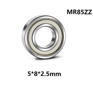 1pcs Small MINIATURE BALL Bearing Size 5 x 8 x 2.5mm 5x8x2.5mm MR85ZZ diameter 8mm hole 5mm thicknes