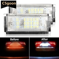 C5GOON 2Pcs Car License Plate Light Rear Tail Number Plate Lamp Lighting Assembly Error Free For BMW