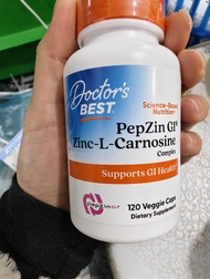 in stock U.S. Doctors Best Zinc Carnosine PepZin GI Gastric Powder Tablets Protect Gastric Mucosa 12