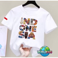World Kids - Unisex Children's Tops / Tops for Boys & Girls Ages 2 - 13 Years Code - Batik Indonesia