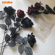 [GUYU] Gothic Black Rose Artificial Flowers Simulation Flowers Valentine Roses Flowers PRTA