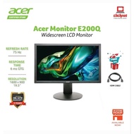 Acer E200Q 19.5" HD+ LED Backlit Monitor Black ( HDMI, VGA, 3 Yrs Wrty )