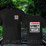 New Vision Street Wear Tee Custom Mens Cloting Tshirt 2Side Logomany Colors