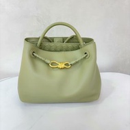 BV Andiamo 平紋頭層牛皮手提包 - 綠色｜專櫃品質｜香港發貨