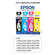 GENUINE EPSON T664 SERIES REFILL INK