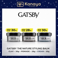 GATSBY The Nature Styling Balm Pomade | Clay Clay | Cream 28g