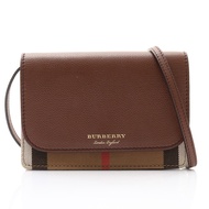BURBERRY 巴寶莉 Hampshire WOC 肩背包 棕色 帆布 8046318