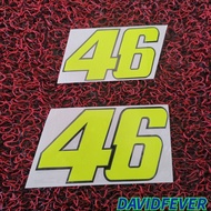 STICKER 46 FLUORESCENT YELLOW COLOR