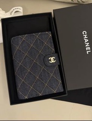 Chanel 26p 牛仔布 護照夾 passport holder  護照 銀包 錢包 cardholder wallet 丹寧 Denim 情人節禮物