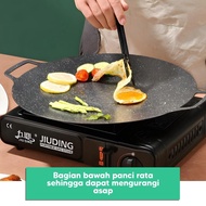 Grill Pan / Plate Induction Frying Pan Grill/ Flat Frying Pan/ Flat Baking and Cooking Pan/ 30Cm 34C