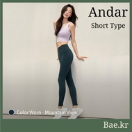1+1⭐[ANDAR] 7/8 length Airywin Signature Leggings 37Colors(27~37)| K-Athleisure Bestseller | No Y-Zo