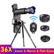 Tongdaytech 36X Zoom Phone Lens Portable Camera Macro Lens For Phone Fish Eyes Tripods For Iphone 12