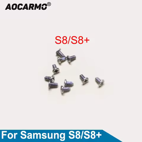 Aocarmo 100Pcs/Lot Inside Nut Motherboard Frame Screw Replacement For Samsung Galaxy S8 S8+ S8Plus G