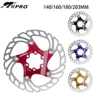 1pcs IIIPRO Bicycle 140 160 180 203mm disc brake rotor floating Mountain bike brake rotor DH 6inch t