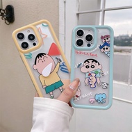 Case Cover For Xiaomi Mi 11 Lite 5G NE POCO X3 Pro NFC X5 F4 Redmi 12C K40 Note 11 10 Pro 10S 11S Crayon shin-chan Cute Cartoon Shockproof Rotatable Soft TPU Mobile Phone Casing