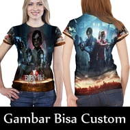 Kaos Cewek Fullprint Resident Evil 2