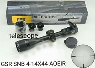 TELESCOPE / RIFLESCOPE GSR GOLD SNB 4-14X44 AOE IR RETICLE GLASS