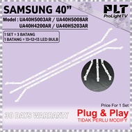 Samsung UA40H4200AR / UA40H5003AR / UA40H5008AR / HG40AC460KW / LH40EBDWLGW1XM 40 LED TV Backlight L