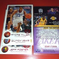 Ron Artest 1999-00 Fleer Focus RC SP 六種  /3999  Andre Miller