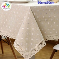 【 Stock】【Free gift】fancydream ดอกไม้รูปแบบผ้าปูโต๊ะผ้าปูผ้าฝ้ายผ้าปูโต๊ะลูกไม้คลุมโต๊ะอาหารค่ำ