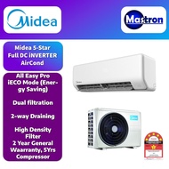 [SAVE 3.0 RM200] Midea 5 Star All Easy Pro Inverter Air Cond 1.0HP 1.5HP 2.0HP | MSEP-10CRFN8 MSEP-13CRFN8 MSEP-19CRFN8