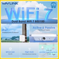 WAVLINK WiFi 7 Outdoor Long Range Router Dual Band BE5100 Mesh Router IP67 Waterproof & Dustproof 15