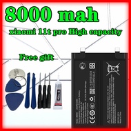 ⚡Latest High Capacity Battery⚡8000 mah BM58 xiaomi 11t pro battery suitable for xiaomi 11t pro model