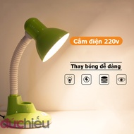 Đèn bàn học sinh xoay 360 độ cắm điện trực tiếp 220V – B202 đèn học để bàn – Đức Hiếu Shop