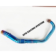 KNALPOT RACING PROLINER SANBLAST TR 1 LEHER BLUE GOOLD SONIC SUPRA GTR JUPITER MX 135 OLD NEW MX KIN