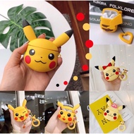 Airpods case Pro-Gen1-Gen2 Including Pikaju Pattern Pikachu (i9 i11 i12) Is A Silicone case.